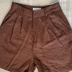 DISSH Asher Linen Bermuda Shorts Size 2